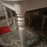 Stół z czterema krzesłami do pokoju elegancki